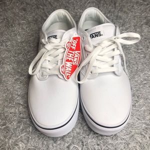 Vans Off The Wall Winston Skate Shoes White Sz 8.5
